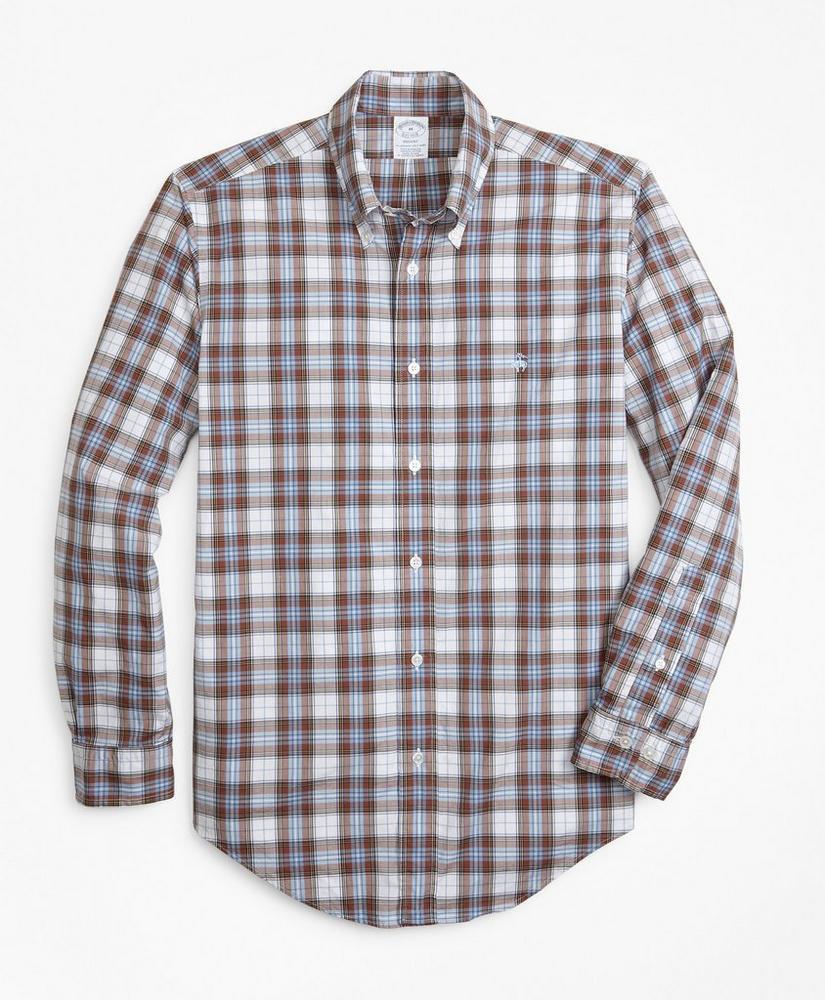 商品Brooks Brothers|Regent Regular-Fit Sport Shirt, Tartan Zephyr,价格¥368,第1张图片