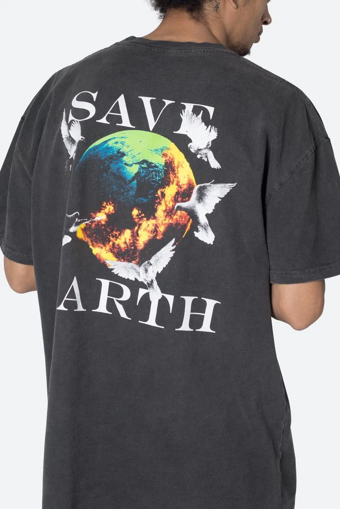 商品MNML|Vintage Save Earth Tee - Black,价格¥366,第2张图片详细描述
