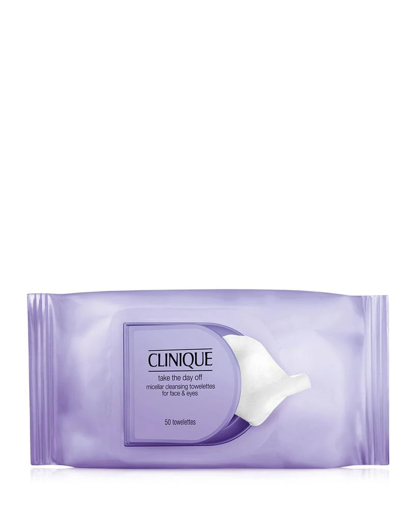 商品Clinique|脸部&眼部卸妆湿巾 - 50张,价格¥140,第1张图片详细描述