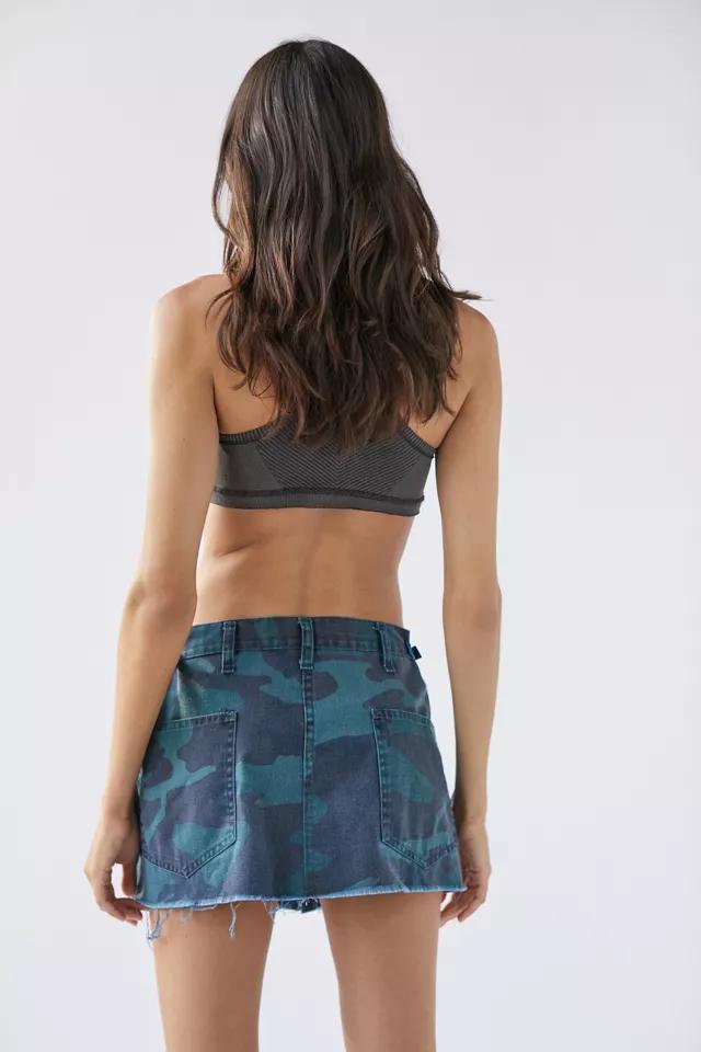 Urban Renewal Remade Camo Low Rise Mini Skirt商品第2张图片规格展示