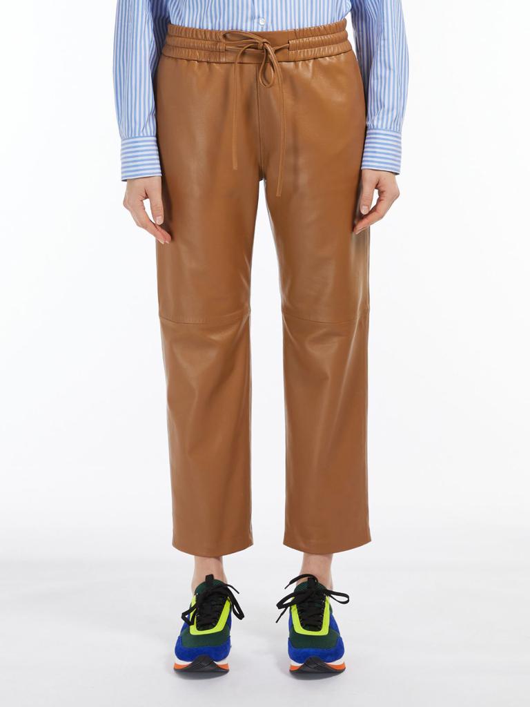 Nappa leather trousers商品第2张图片规格展示