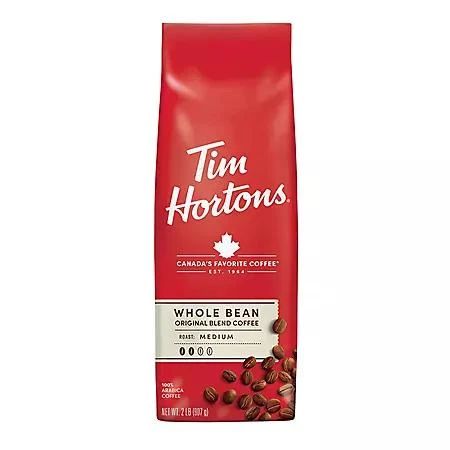 商品Tim Hortons|蒂姆·霍顿 100％阿拉比卡咖啡豆 (32 oz.) ,价格¥129,第1张图片