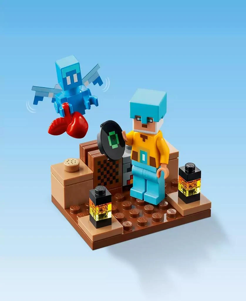 商品LEGO|Minecraft The Sword Outpost 21244 Toy Building Set with Sentinel Soldier, Guardian Warrior, Allay, Skeleton, Creeper and Pig Figures,价格¥335,第5张图片详细描述
