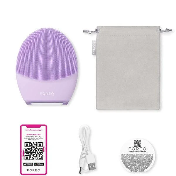 FOREO LUNA 4 Smart Facial Cleansing and Firming Massage Device - Sensitive Skin 商品