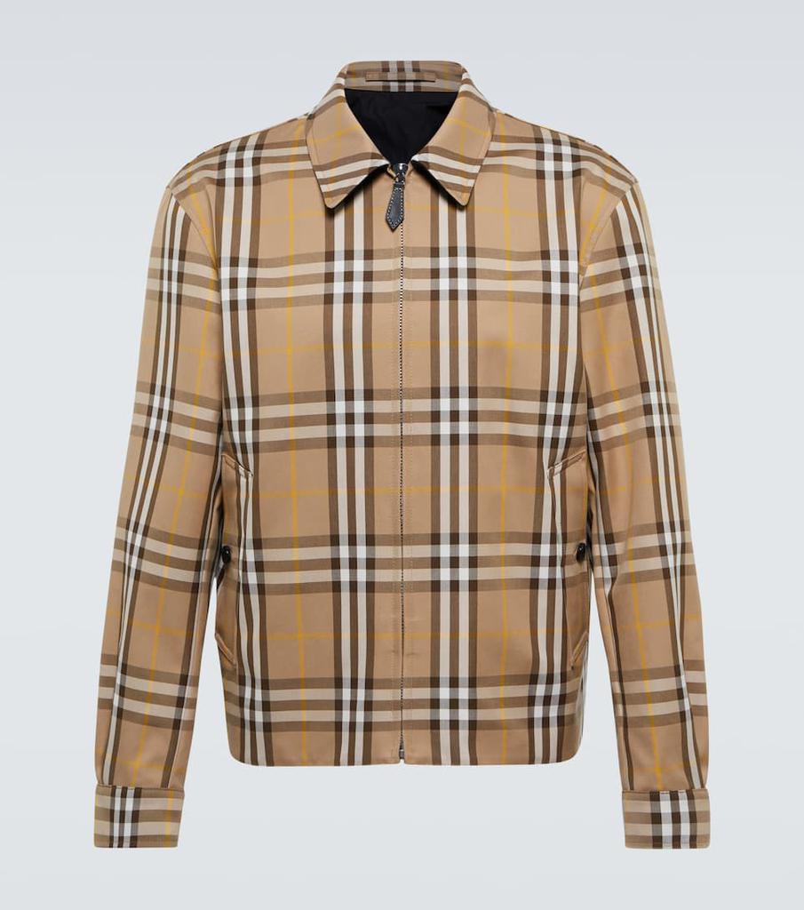 商品Burberry|棉质双面格纹夹克,价格¥11817,第1张图片