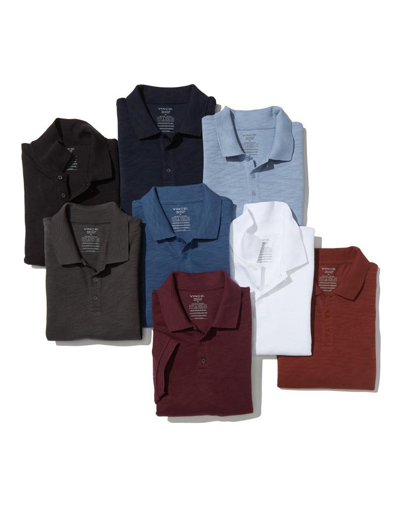 商品Vince|Classic Slub Cotton Polo Shirt,价格¥699,第4张图片详细描述