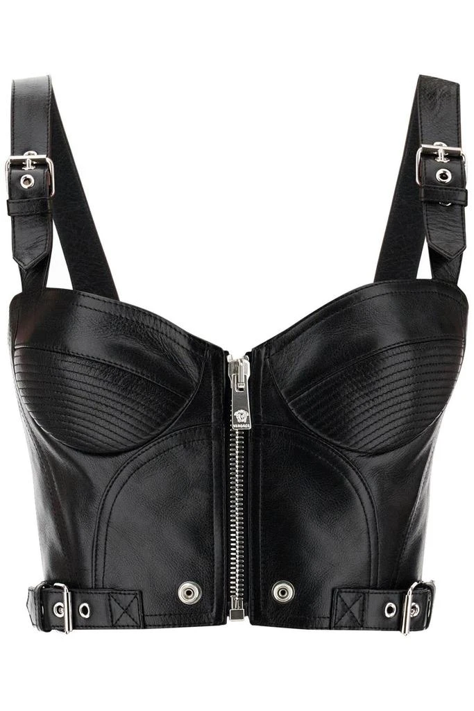 商品Versace|LEATHER BUSTIER TOP,价格¥4333,第1张图片