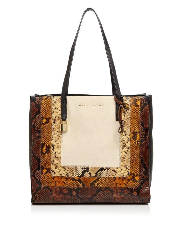 商品Marc Jacobs|The Snaked Grind East/West Leather Tote,价格¥3114,第1张图片