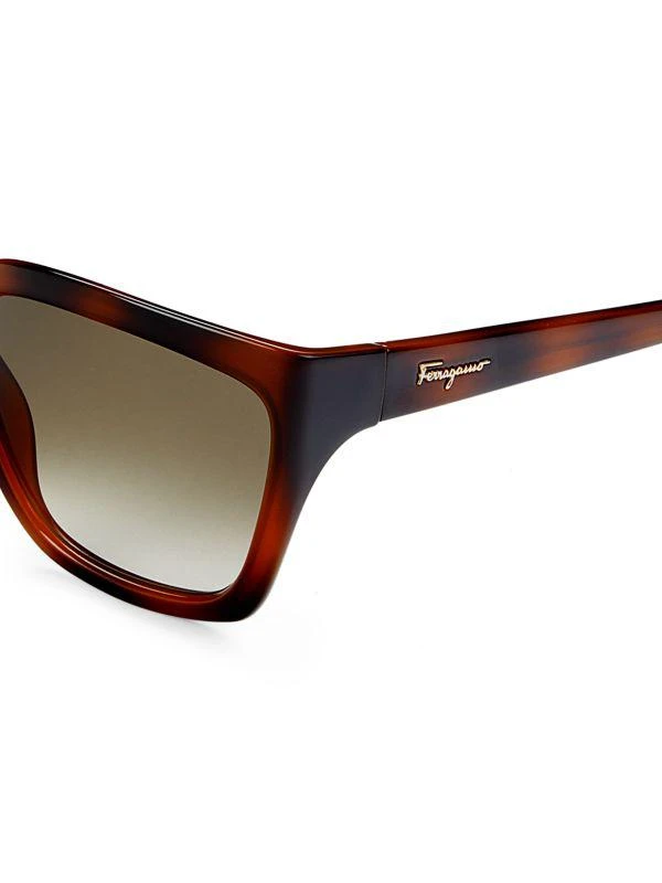 商品Salvatore Ferragamo|SF1018S 214 59MM Square Sunglasses,价格¥483,第3张图片详细描述