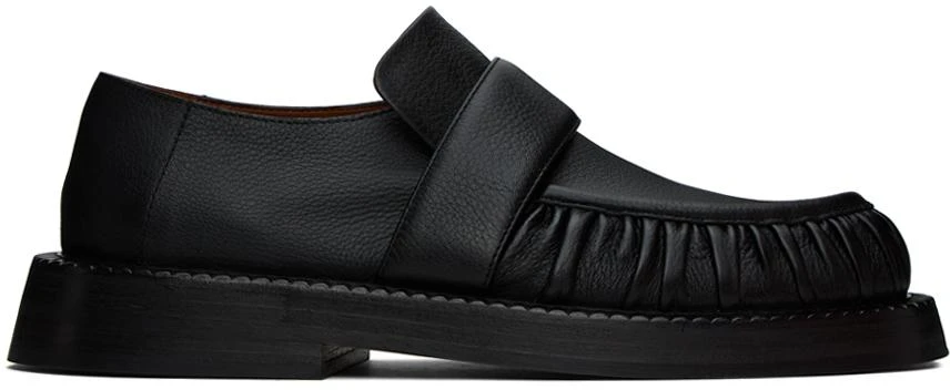 商品Marsèll|Black Alluce Loafers,价格¥2621,第1张图片