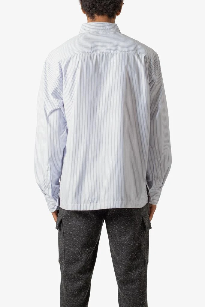 商品MNML|Poppy Striped Oxford Shirt - Blue/White,价格¥181,第4张图片详细描述