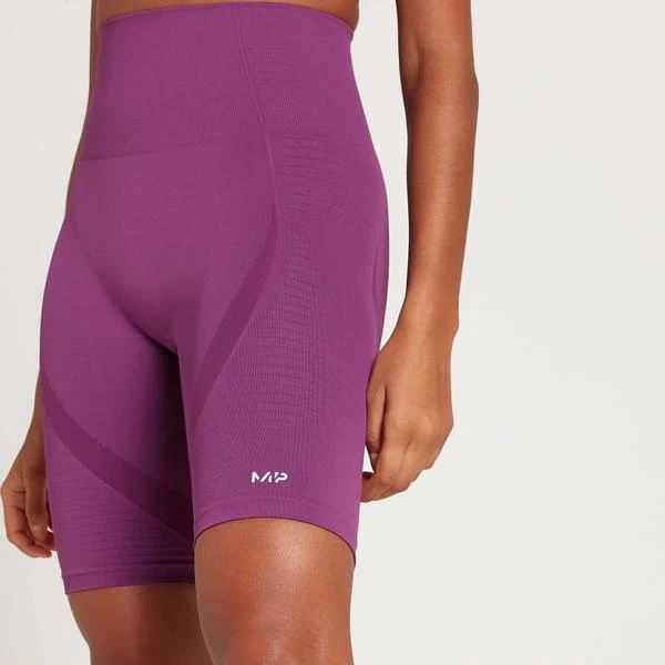 商品Myprotein|MP Women's Tempo Seamless Cycling Shorts - Purple,价格¥183,第3张图片详细描述
