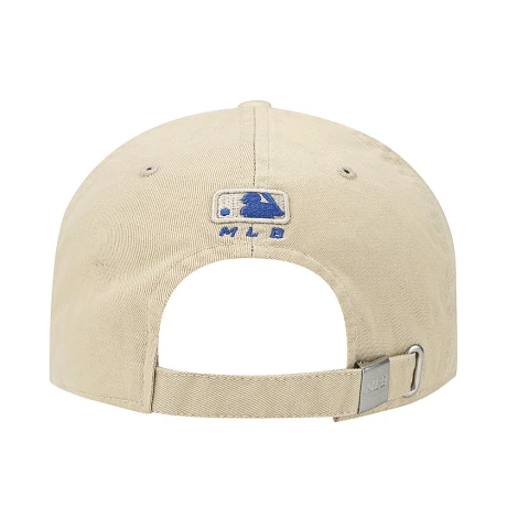 【韩国直邮|包邮包税】MLB 美联棒卡其色蓝LA大标帽子 3ACP6601N07BGSFREE 商品