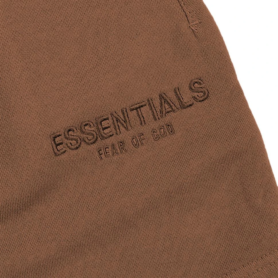 商品Essentials|Fear Of God Essentials Brown Shorts,价格¥815,第2张图片详细描述