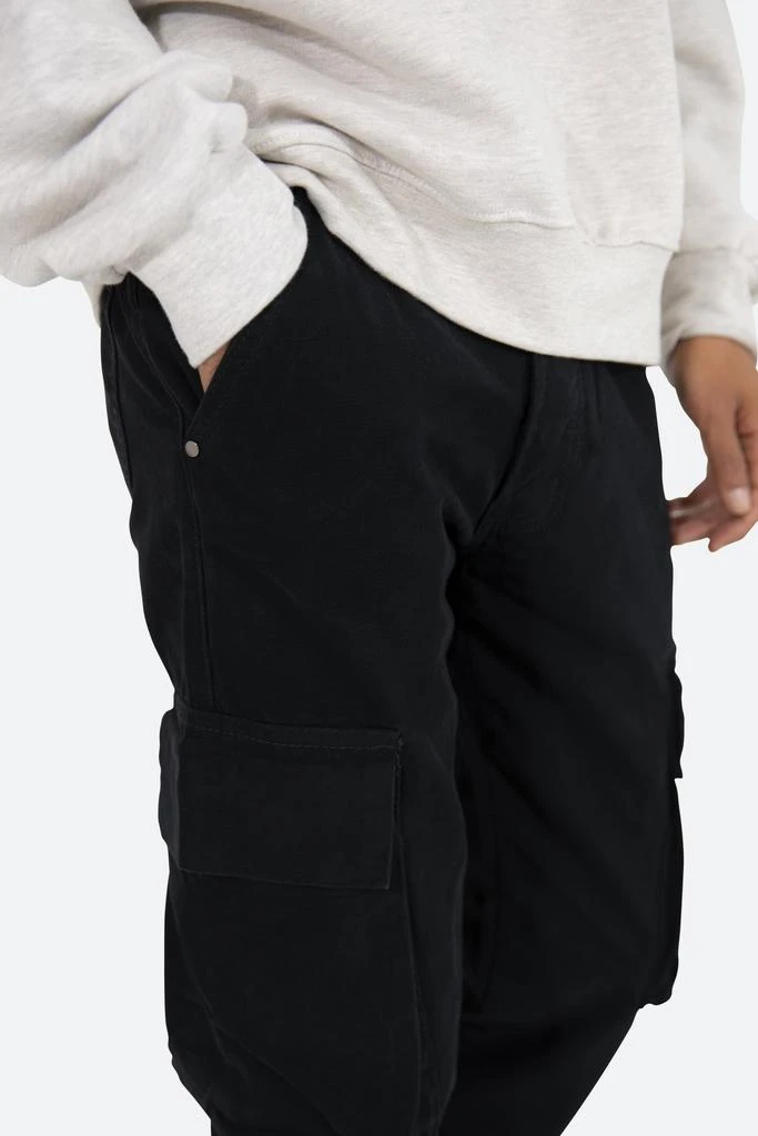 V193 Cargo Snap Baggy Denim - Black 商品