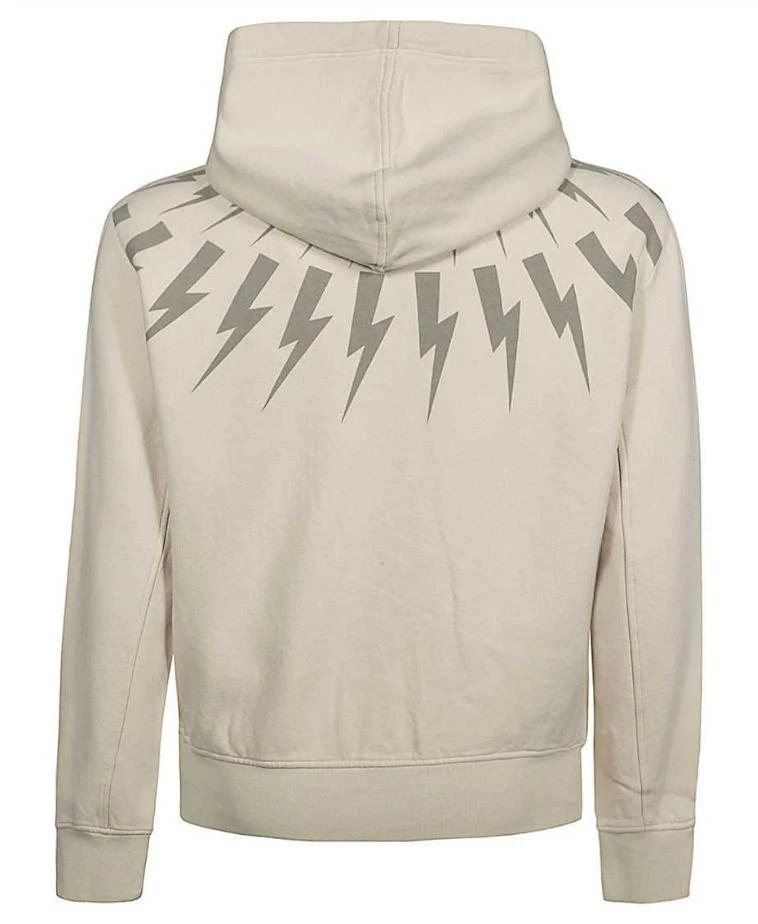 商品Neil Barrett|Neil Barrett Logo Printed Drawstring Hoodie,价格¥2751,第2张图片详细描述