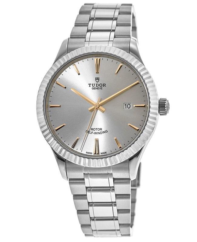 Tudor Style 41mm Silver Dial Stainless Steel Men's Watch M12710-0005商品第1张图片规格展示