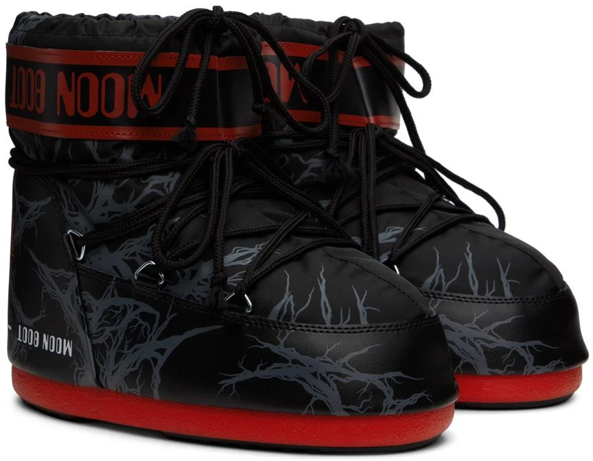 商品Moon Boot|Black & Red Stranger Things Edition Icon Low Boot,价格¥832,第4张图片详细描述