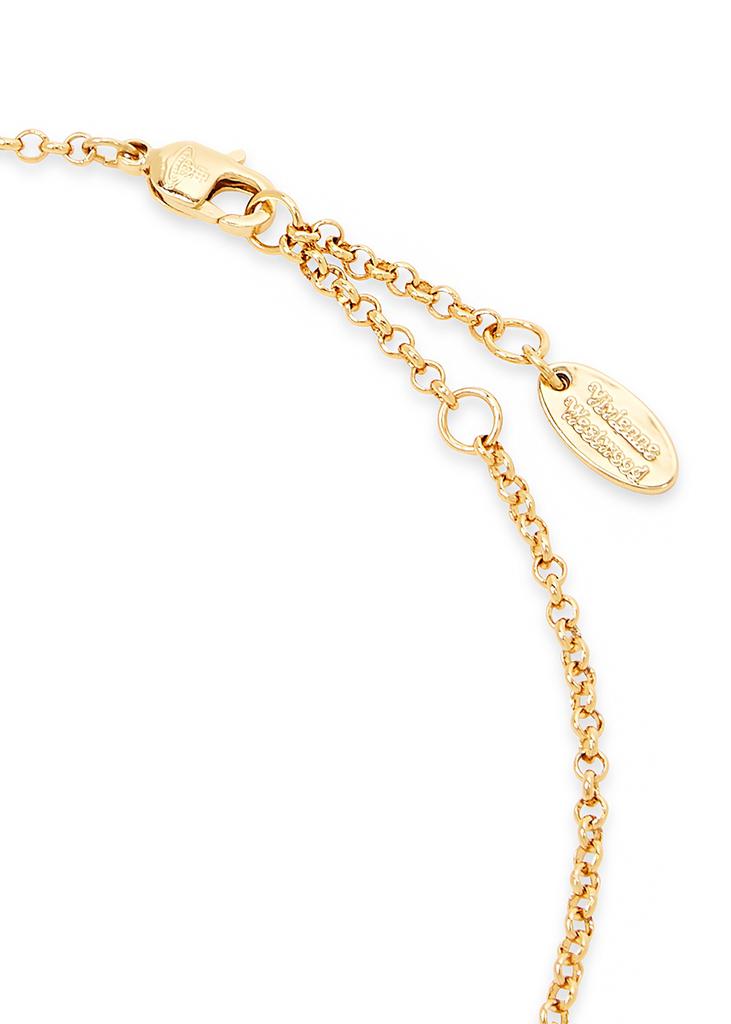 Mini Bas Relief gold-tone orb necklace商品第3张图片规格展示