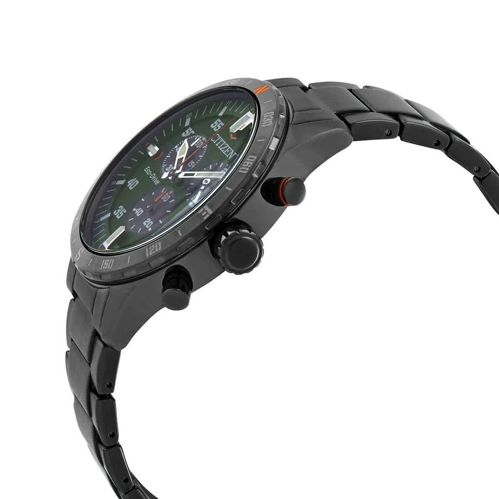 商品Citizen|Chronograph GMT Eco-Drive Green Dial Men's Watch AT2527-80X,价格¥1580,第2张图片详细描述