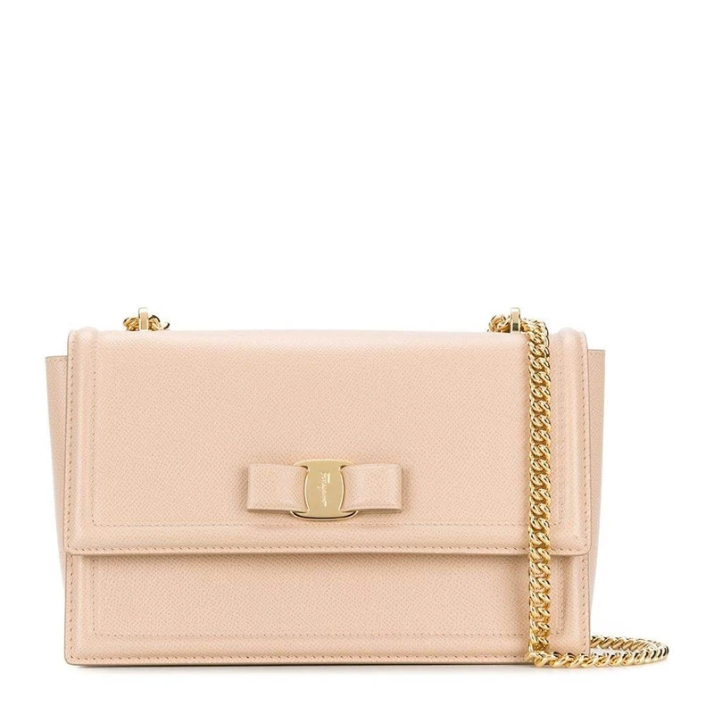 商品[国内直发] Salvatore Ferragamo|SALVATORE FERRAGAMO 菲拉格慕 女士米色单肩包 21-G462-720579,价格¥6428,第1张图片