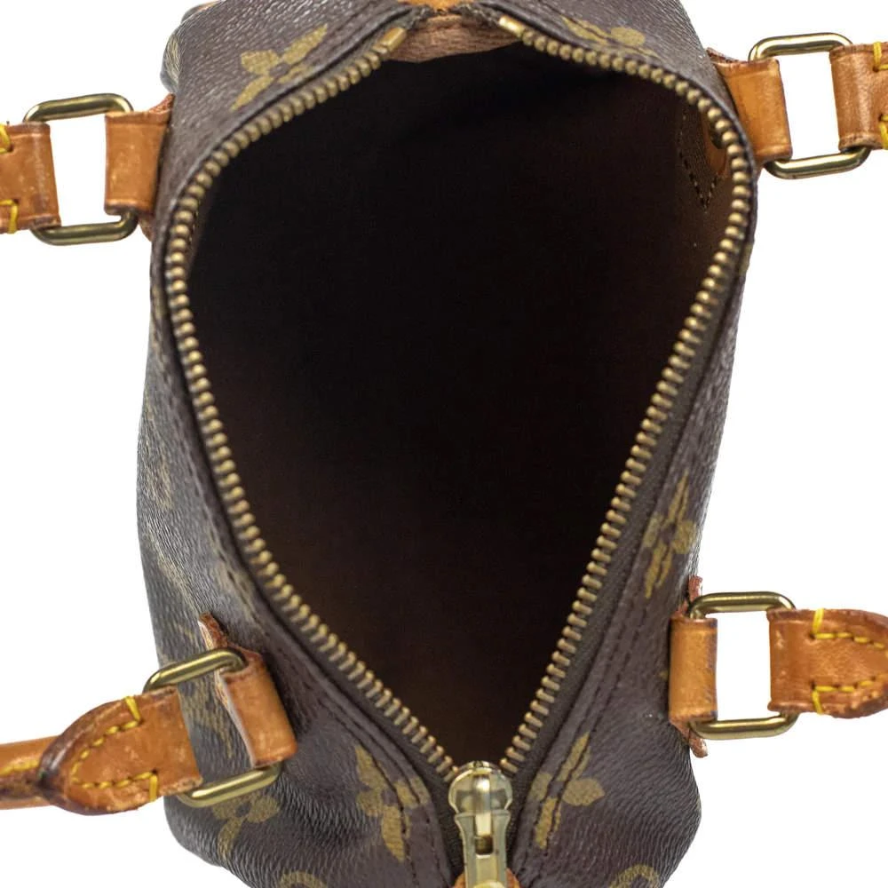 商品[二手商品] Louis Vuitton|Louis Vuitton Brown Monogram Canvas Nano Speedy Satchel Bag ,价格¥9299,第5张图片详细描述