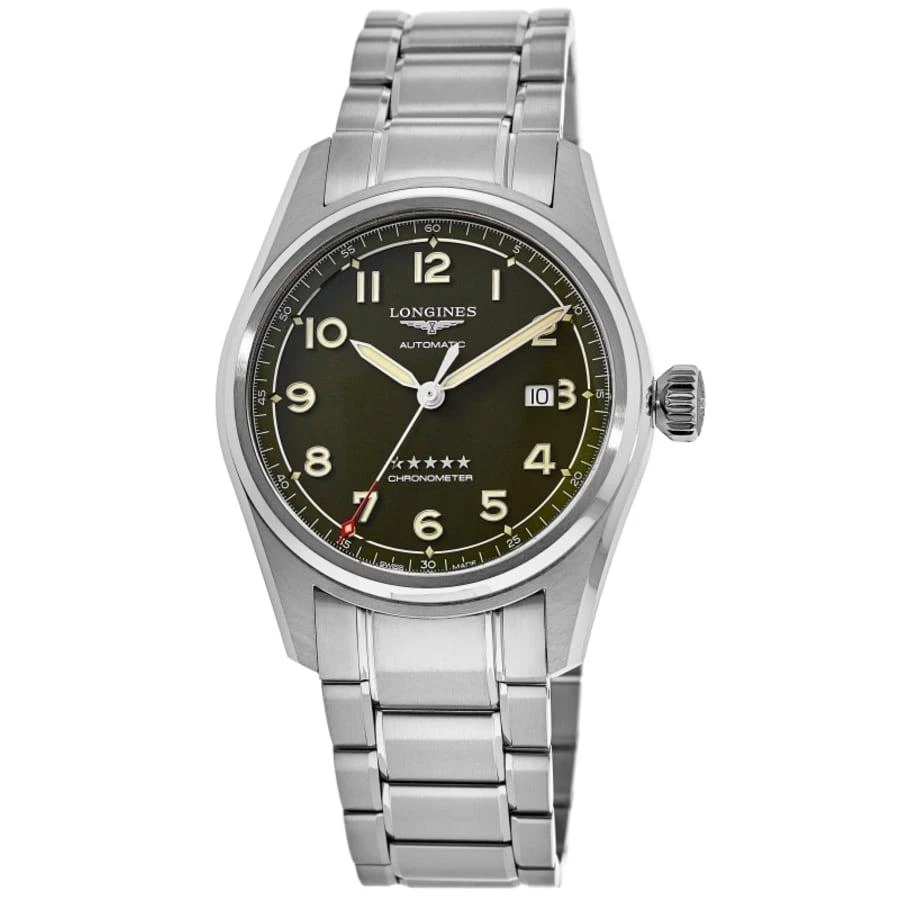 商品Longines|Spirit Automatic Green Dial Steel Men's Watch L3.810.4.03.6,价格¥16868,第1张图片