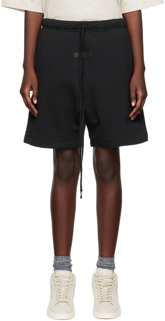 Black Drawstring Shorts商品第1张图片规格展示