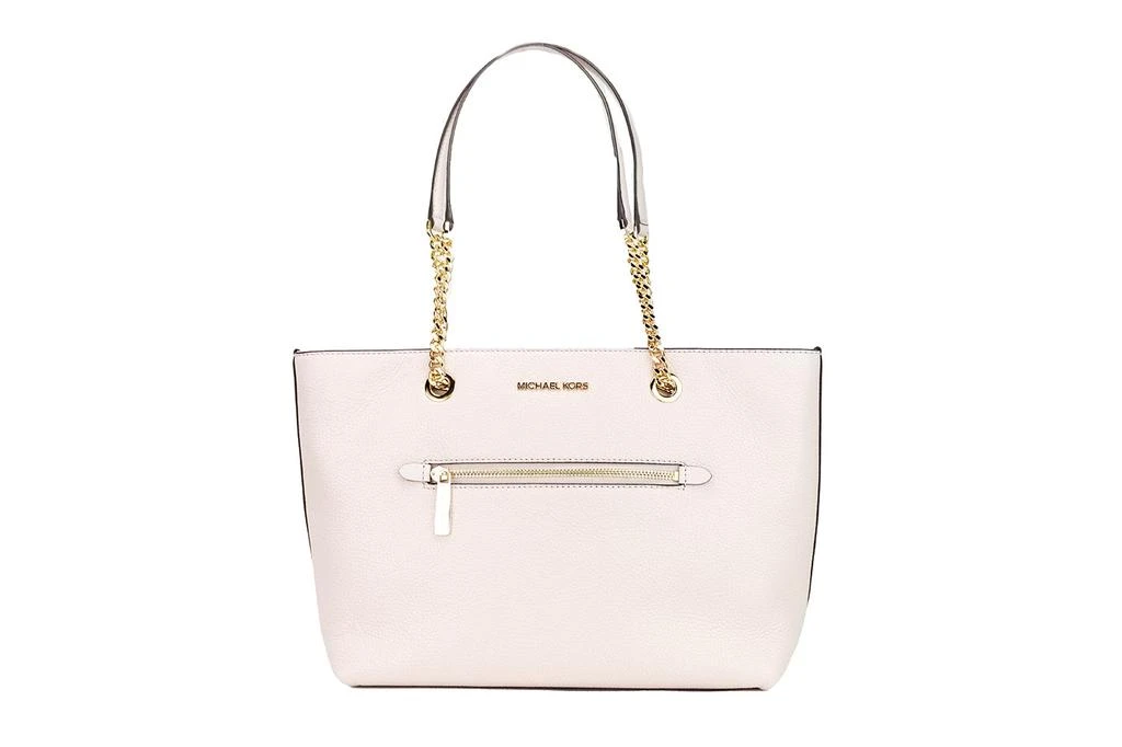 商品[二手商品] Michael Kors|Jet Set Medium Powder Blush Leather Front Zip Chain Tote Bag Women's Purse,价格¥2323,第1张图片