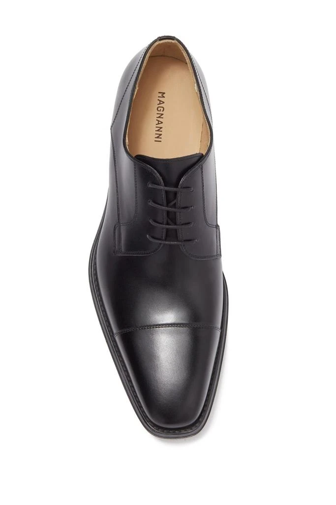 商品Magnanni|Samson Burnished Cap Toe Derby - Wide Width Available,价格¥1340,第4张图片详细描述