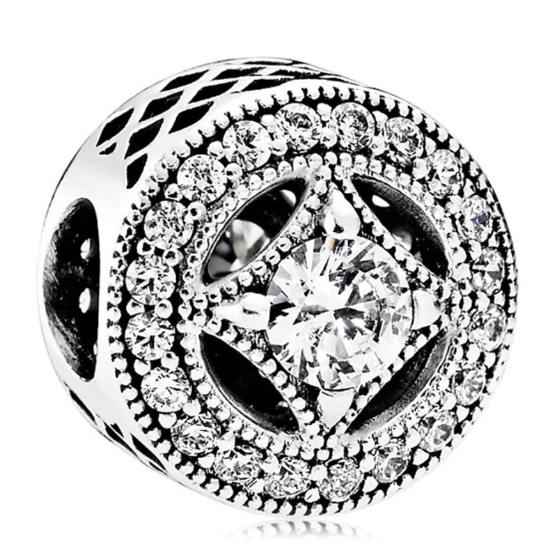商品[国内直发] PANDORA|PANDORA 银色女士串珠 791970CZ,价格¥234,第1张图片