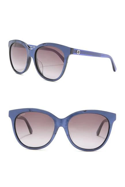 商品Gucci|56mm Round Sunglasses,价格¥984,第1张图片