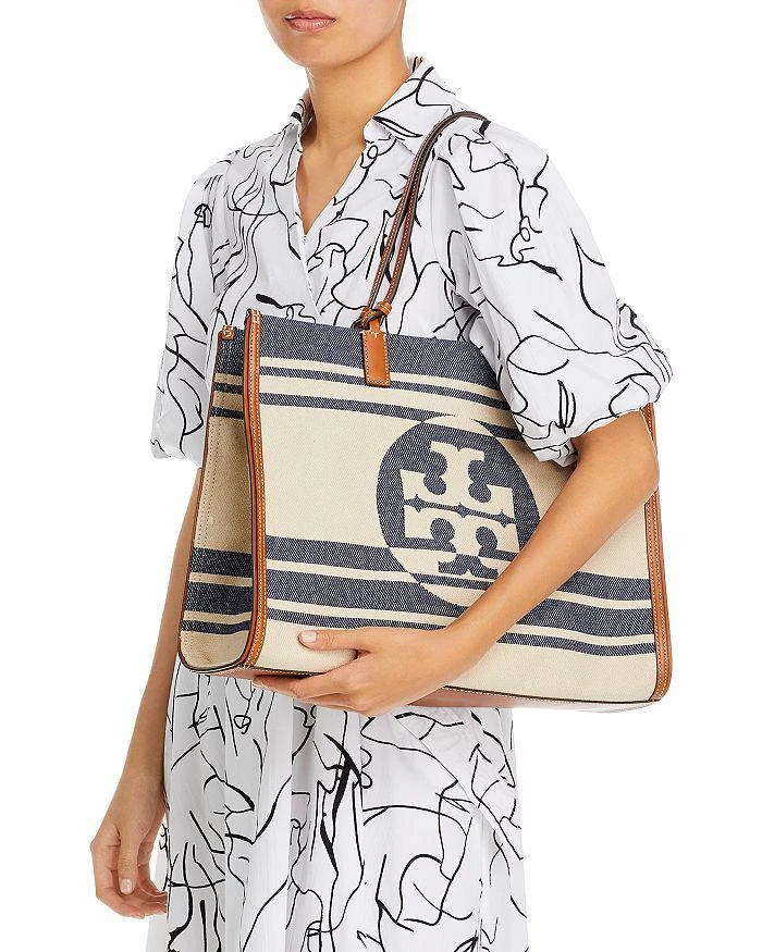 商品Tory Burch|Ella Jacquard Stripe Tote,价格¥2568,第2张图片详细描述