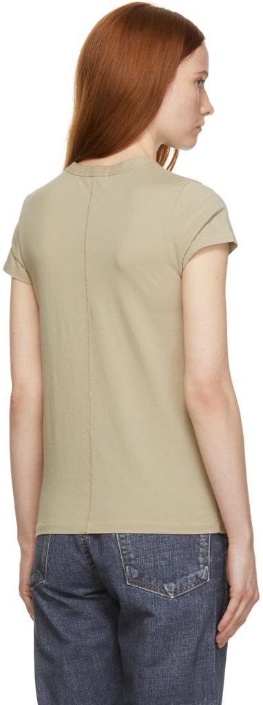 商品Rag & Bone|Beige 'The Garment Dye' T-Shirt,价格¥729,第5张图片详细描述