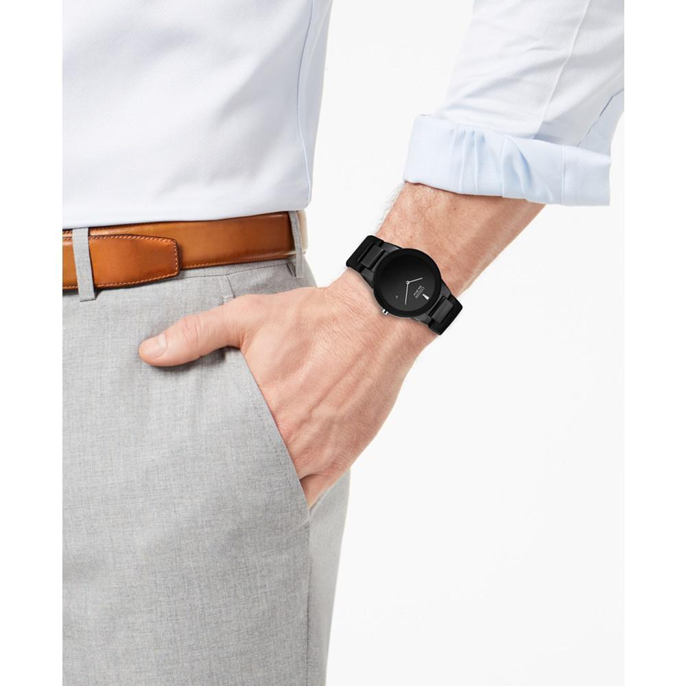 商品Citizen|Men's Eco-Drive Axiom Black Leather Strap Watch 40mm AU1065-07E,价格¥1533,第4张图片详细描述