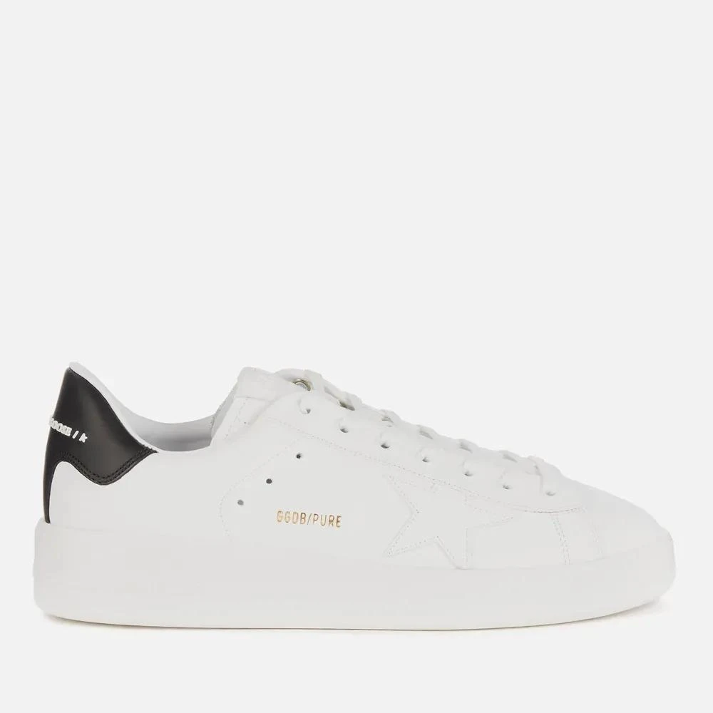 商品Golden Goose|Golden Goose Men's Pure Star Leather Trainers,价格¥2382,第1张图片