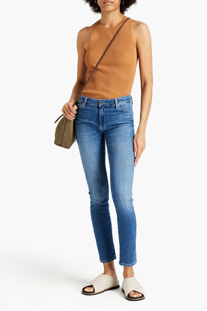 Prima faded mid-rise skinny jeans商品第2张图片规格展示