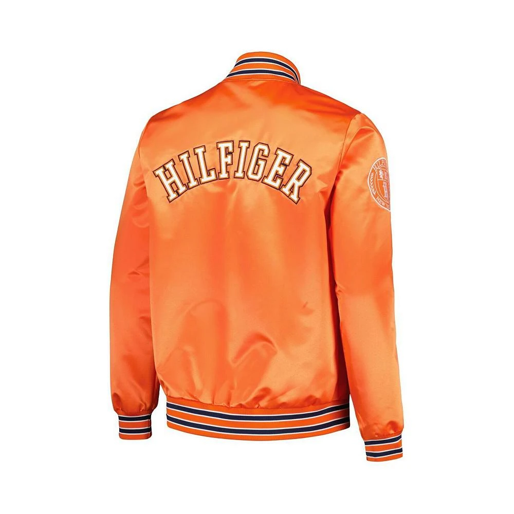 商品Tommy Hilfiger|Men's Orange Denver Broncos Elliot Varsity Full-Snap Jacket,价格¥772,第3张图片详细描述