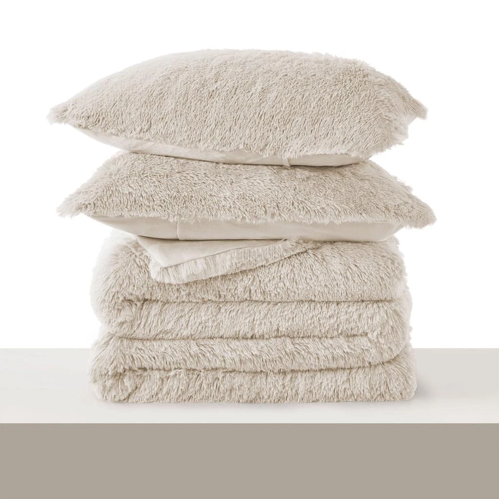 商品Puredown|3PC Faux Fur Comforter set,价格¥706,第1张图片