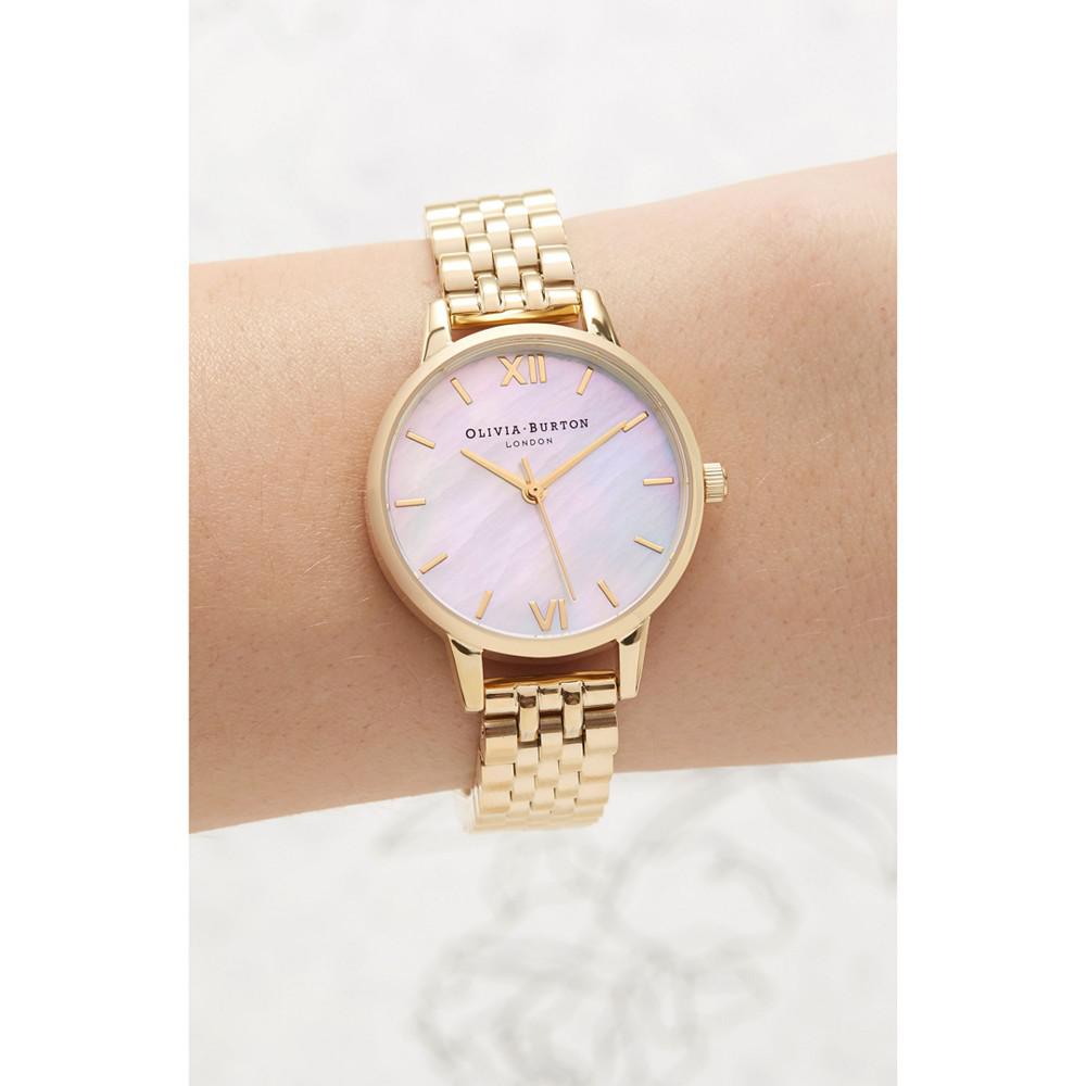 Women's Gold-Tone Stainless Steel Bracelet Watch 30mm商品第4张图片规格展示