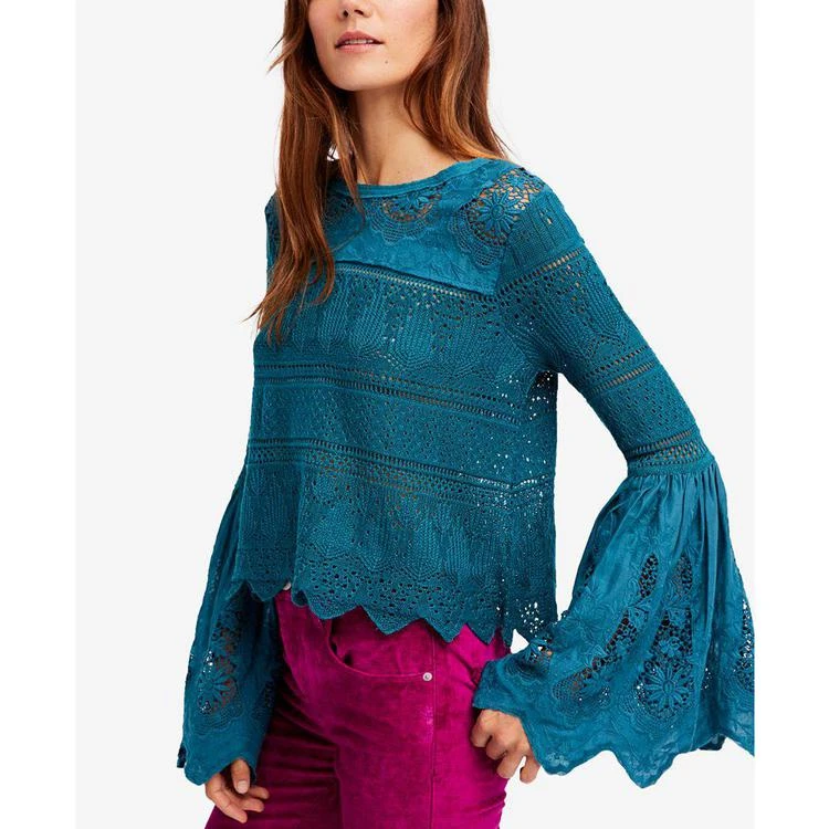 商品Free People|Once Upon A Time Pointelle Sweater,价格¥463,第1张图片