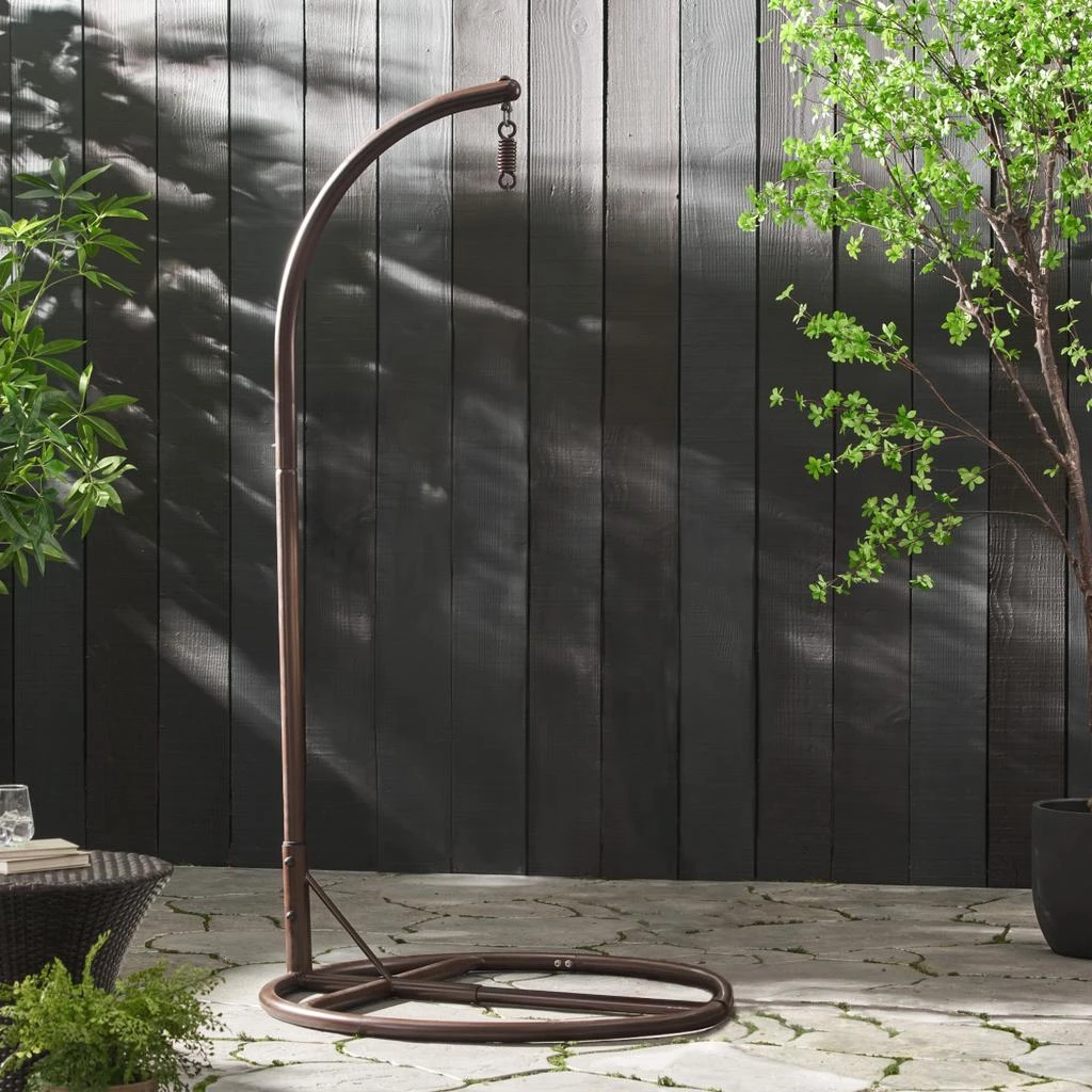 商品Streamdale Furniture|Streamdale Free-Standing Iron Hammock Chair Stand for Indoor-Outdoor Use,价格¥3183,第1张图片