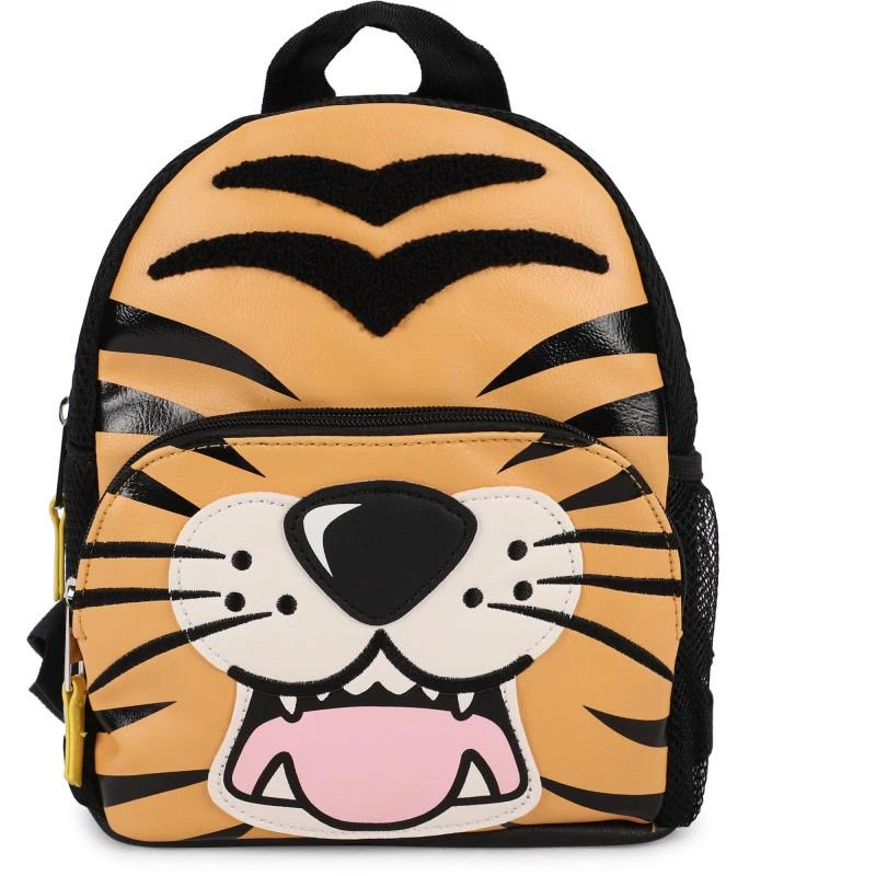 商品OMG! Accessories|Tiger striped mini backpack in orange,价格¥494,第1张图片