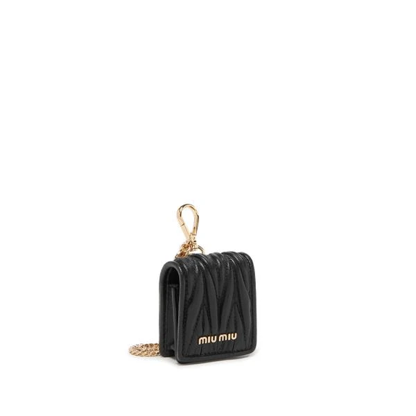 商品Miu Miu|Leather Key Ring,价格¥2561,第1张图片