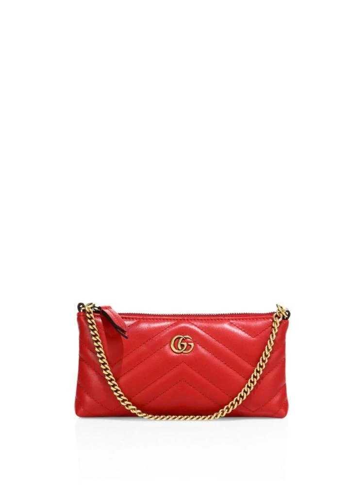 商品Gucci|GG Marmont Leather Wristlet,价格¥3711,第1张图片