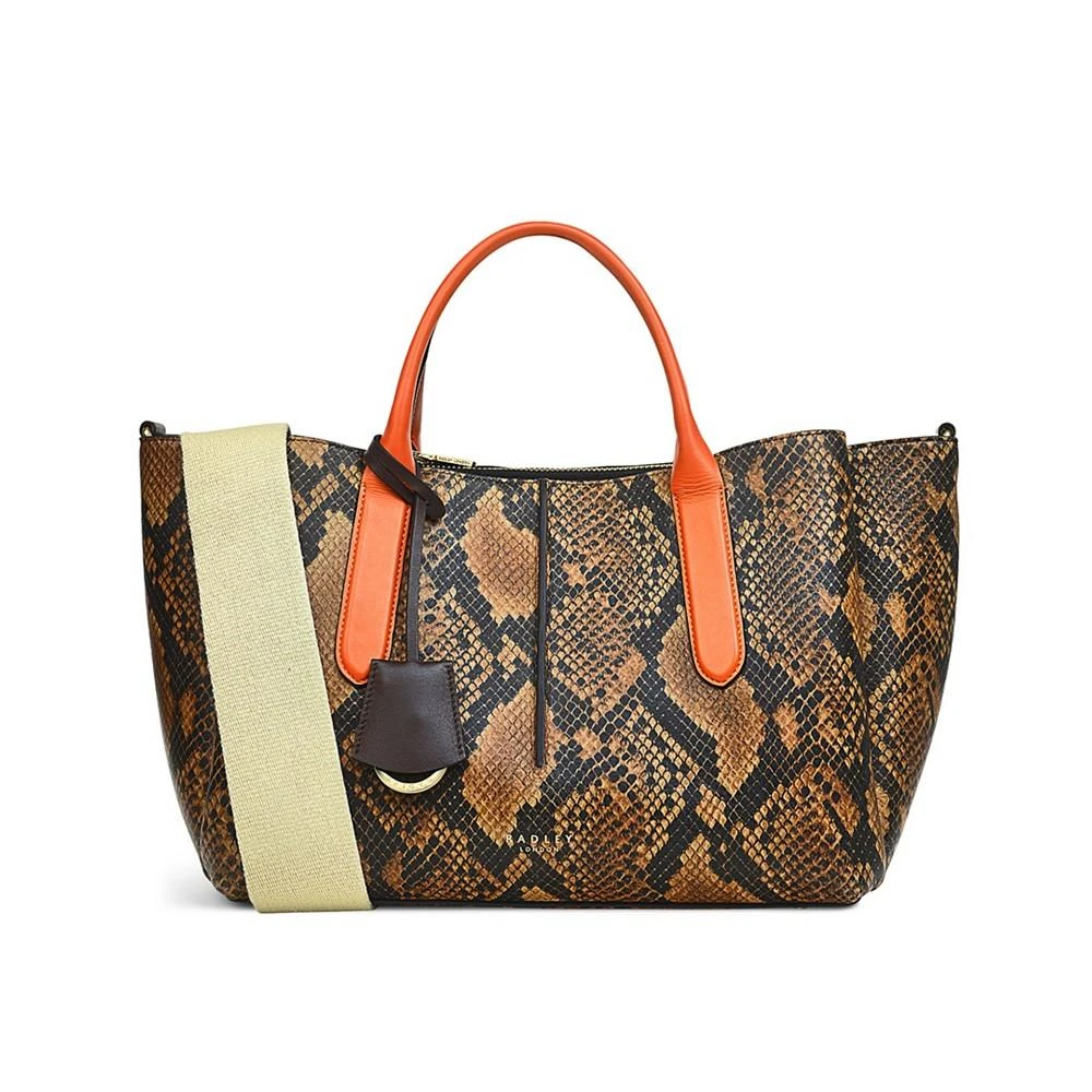 商品Radley|Women's Hill Gate Place Faux Snake Grab Satchel,价格¥2188,第1张图片