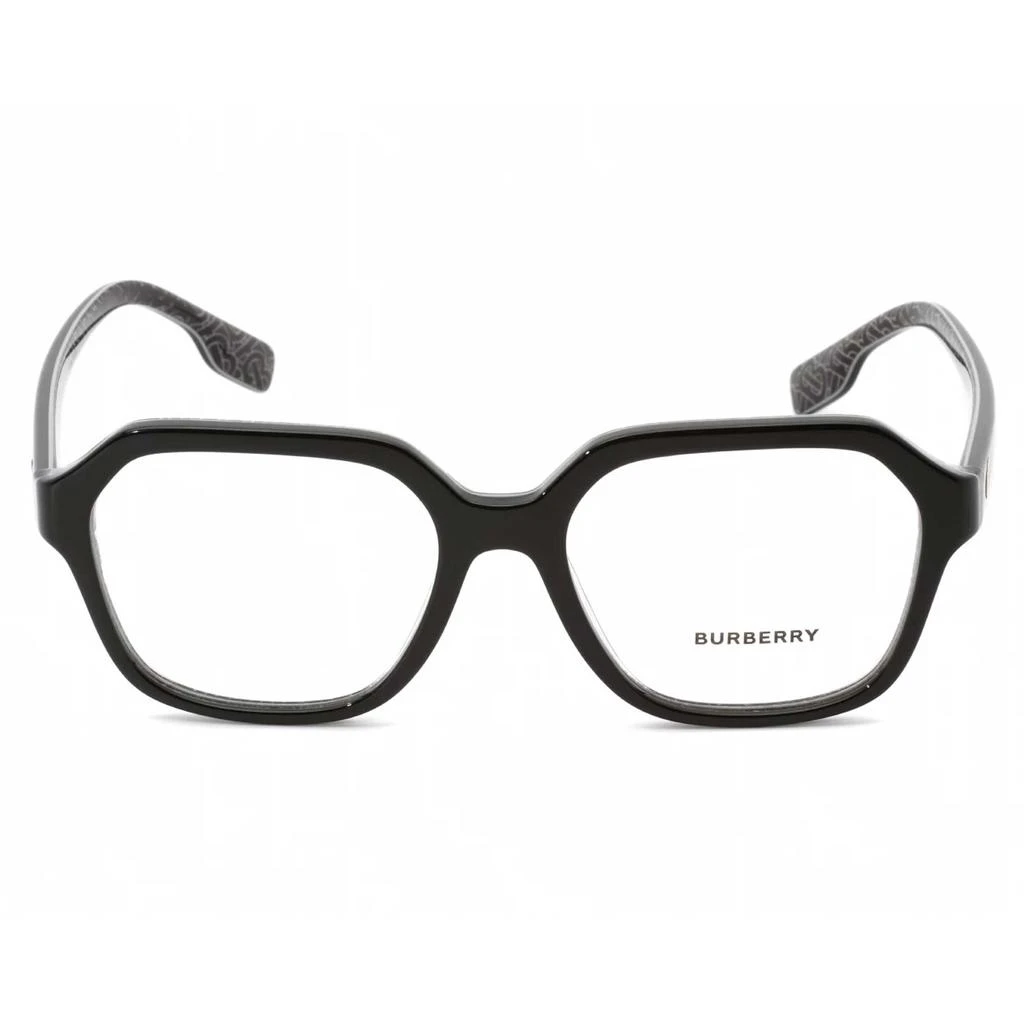 商品Burberry|Burberry Women's Eyeglasses - Black Print Crystal Frame Clear Lens | 0BE2358 3977,价格¥1023,第2张图片详细描述