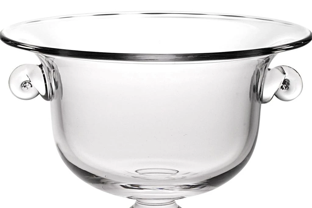 商品Homezia|11 Mouth Blown Crystal European Made Trophy Centerpiece  Fruit Or Punch Bowl,价格¥1197,第1张图片