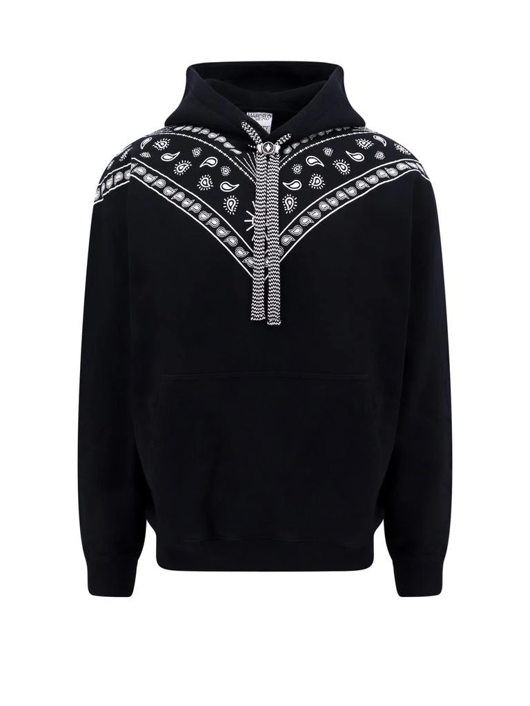 商品Marcelo Burlon|Marcelo Burlon County Of Milan Bandana Printed Drawstring Hoodie,价格¥2424,第1张图片