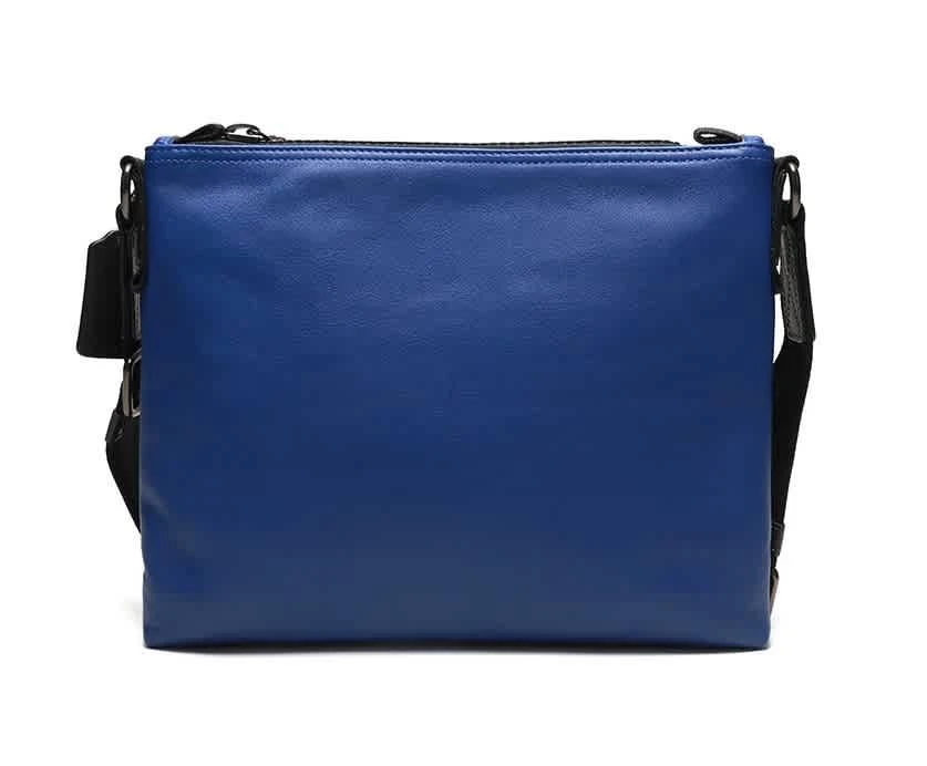 商品Coach|Men's Coach Patch Pacer Crossbody Bag in Black Copper/Sport Blue,价格¥1695,第3张图片详细描述